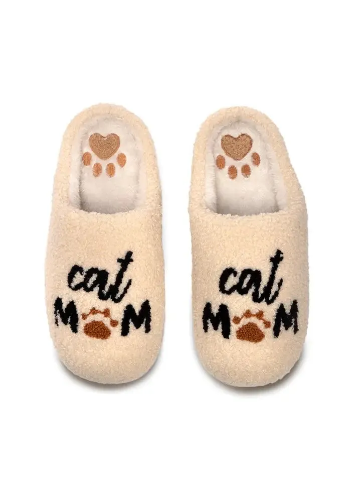 Slippers - Cat Mom
