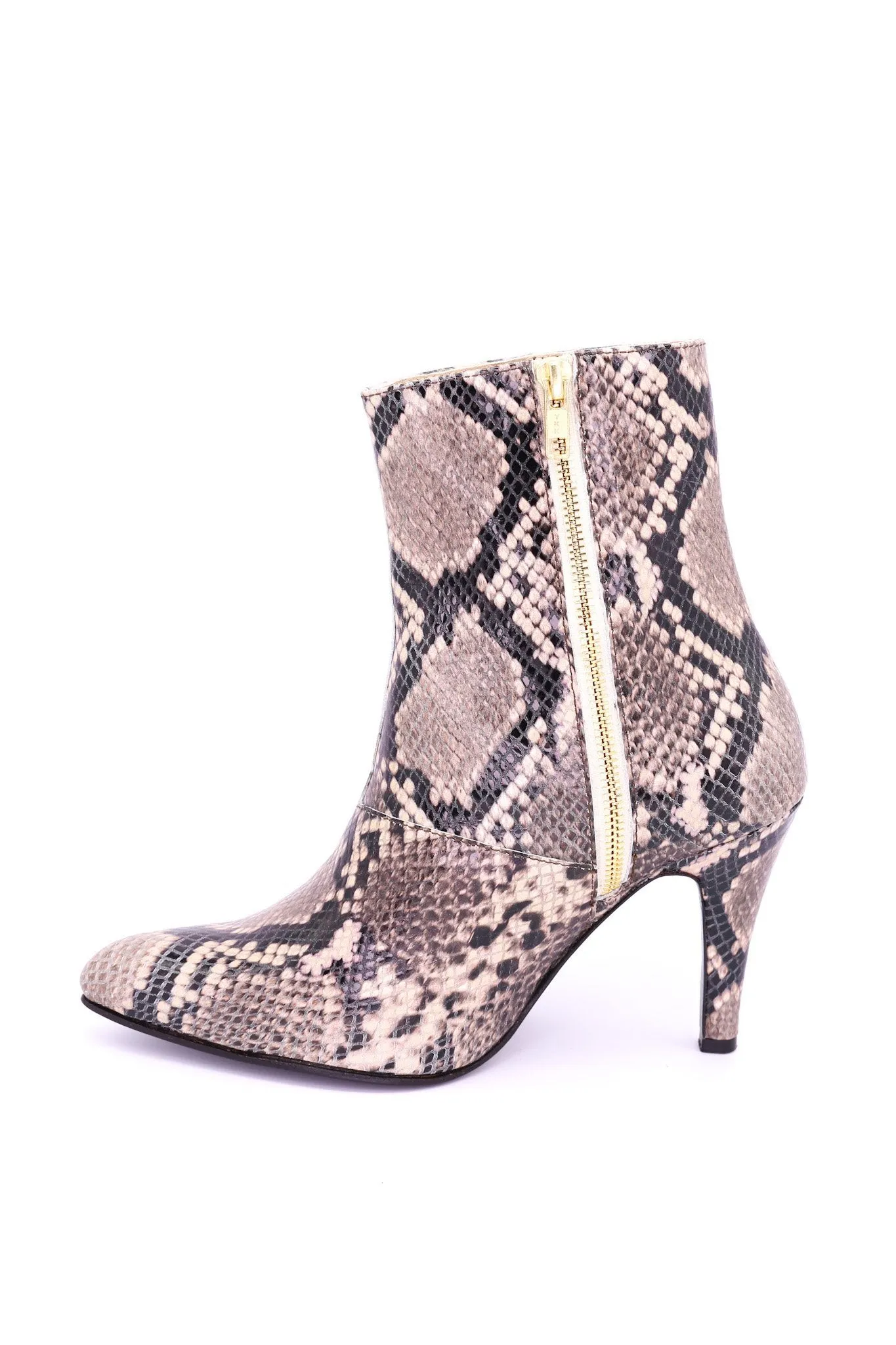 SNAKE HEEL BOOTS TIBY