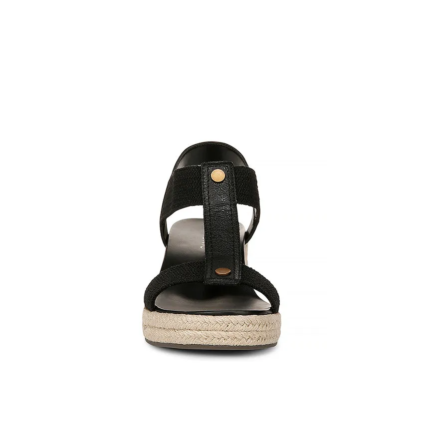 Solano Calera Women's Heel/Wedge Sandals - Black