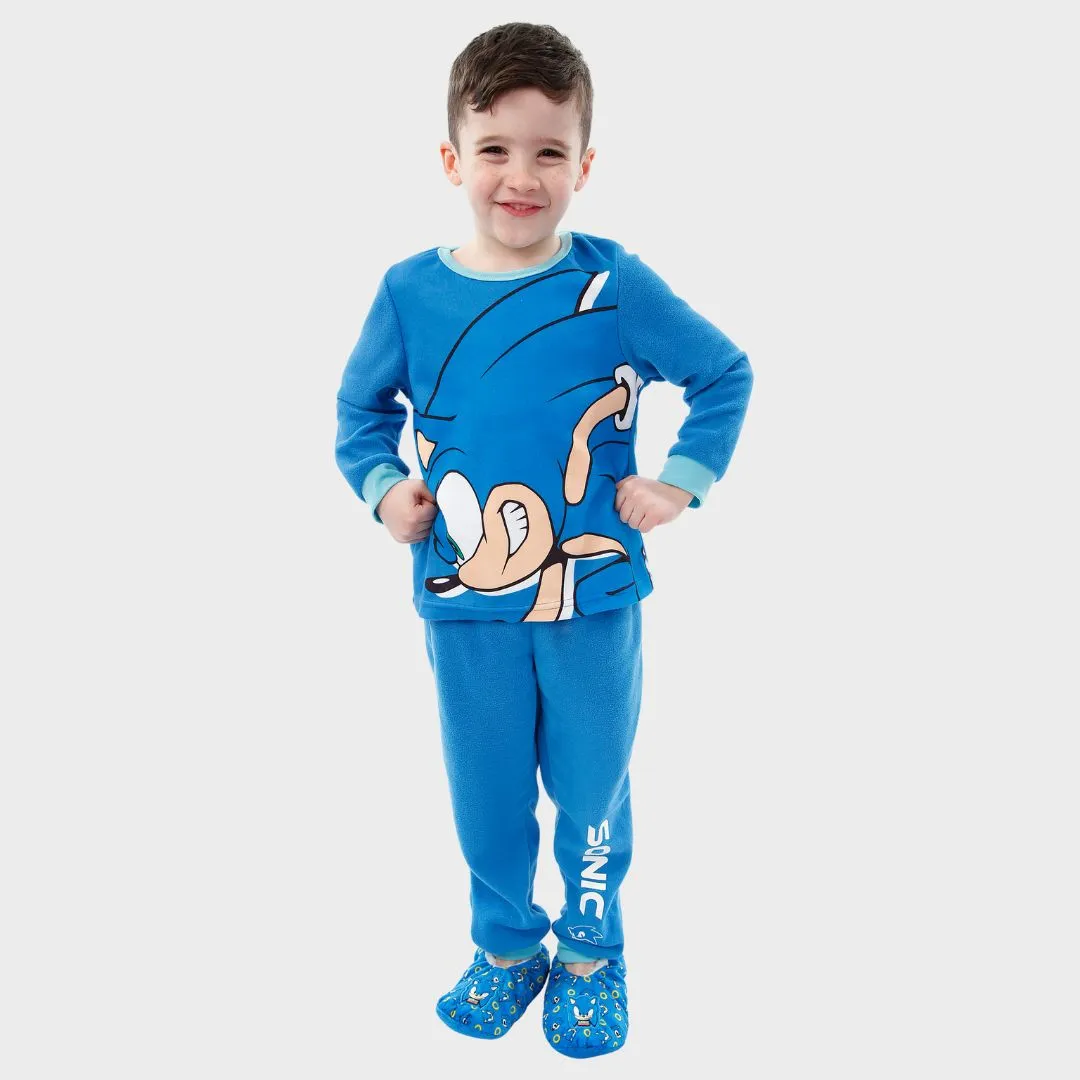 Sonic The Hedgehog Pyjamas and Slippers Set