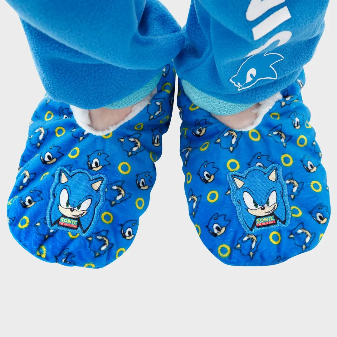 Sonic The Hedgehog Pyjamas and Slippers Set