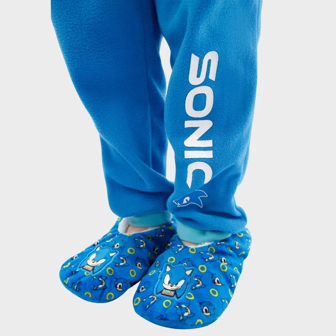 Sonic The Hedgehog Pyjamas and Slippers Set