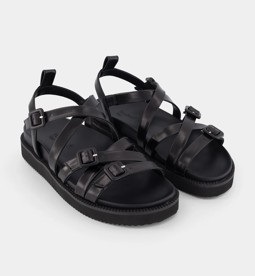 Sophia Strappy Sandal | Black