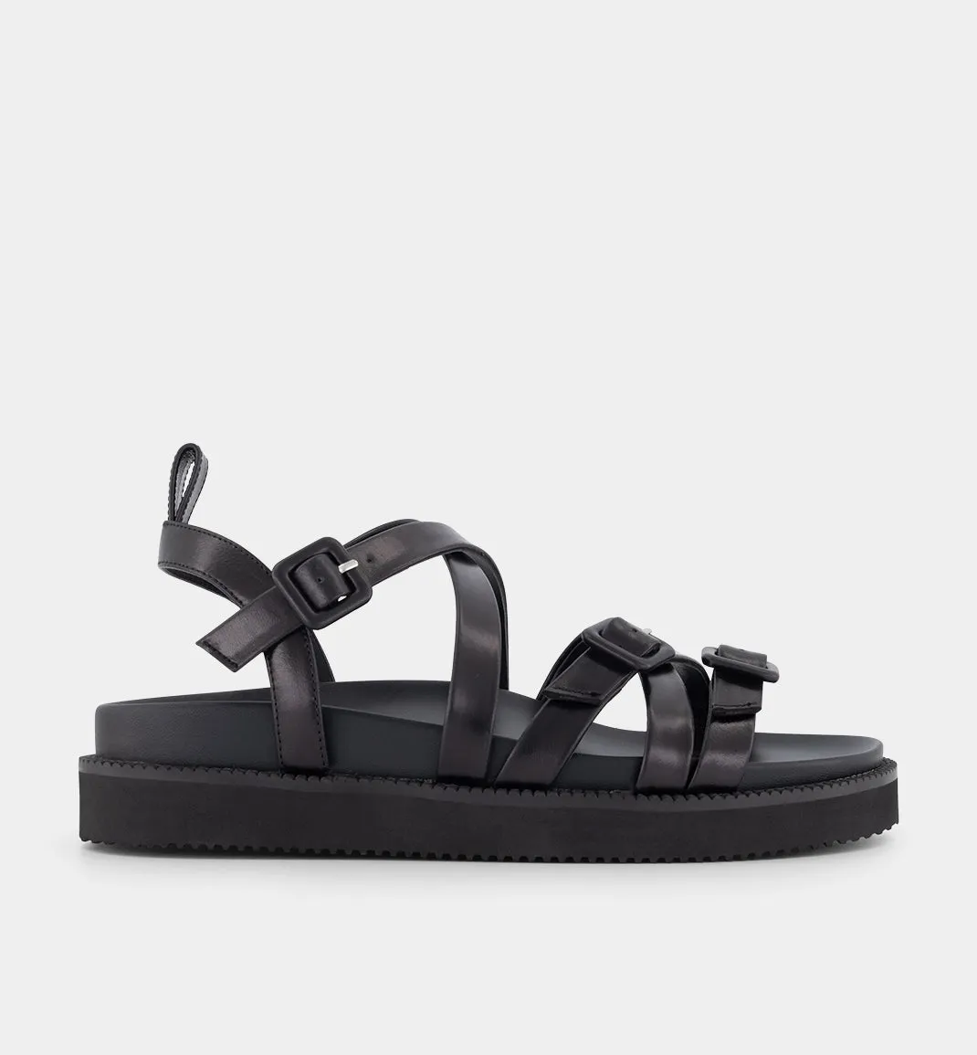 Sophia Strappy Sandal | Black