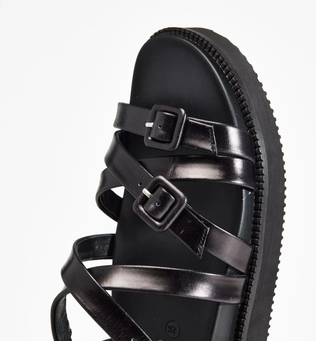 Sophia Strappy Sandal | Black