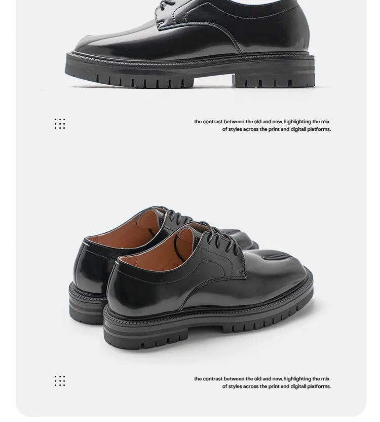 Split Toe Leather Shoes Personalized Low Cut