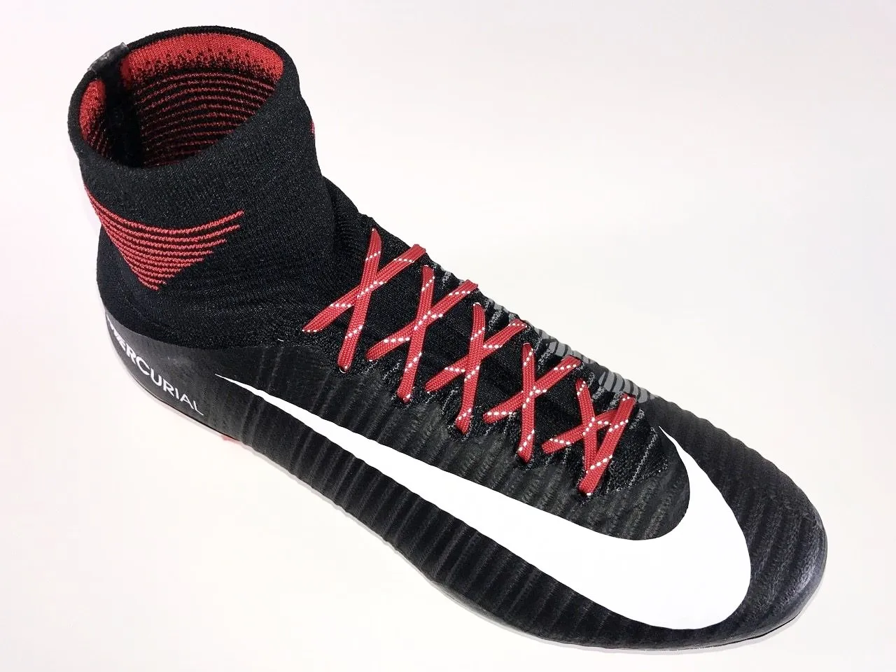 SR4U Reflective Laces Red