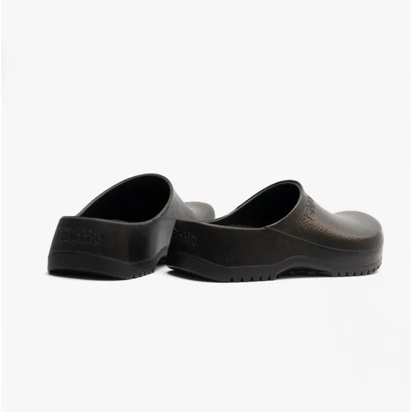 SUPER-BIRKI 68011 (Reg) Unisex Occupational Clogs Black