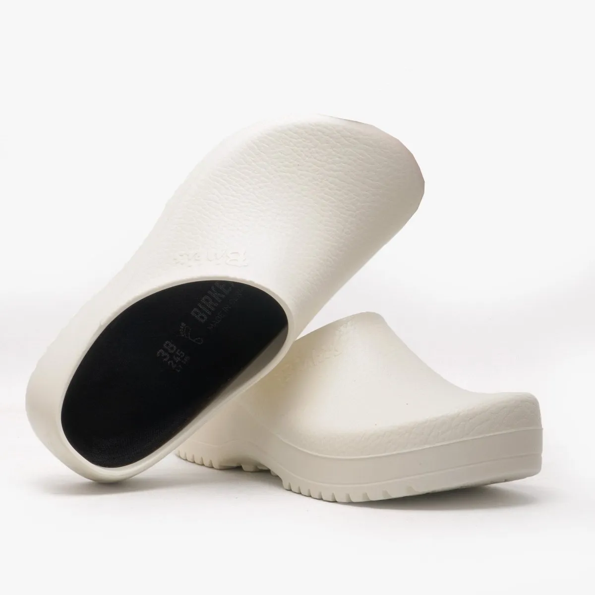 SUPER-BIRKI 68021 (Reg) Unisex Occupational Clogs White