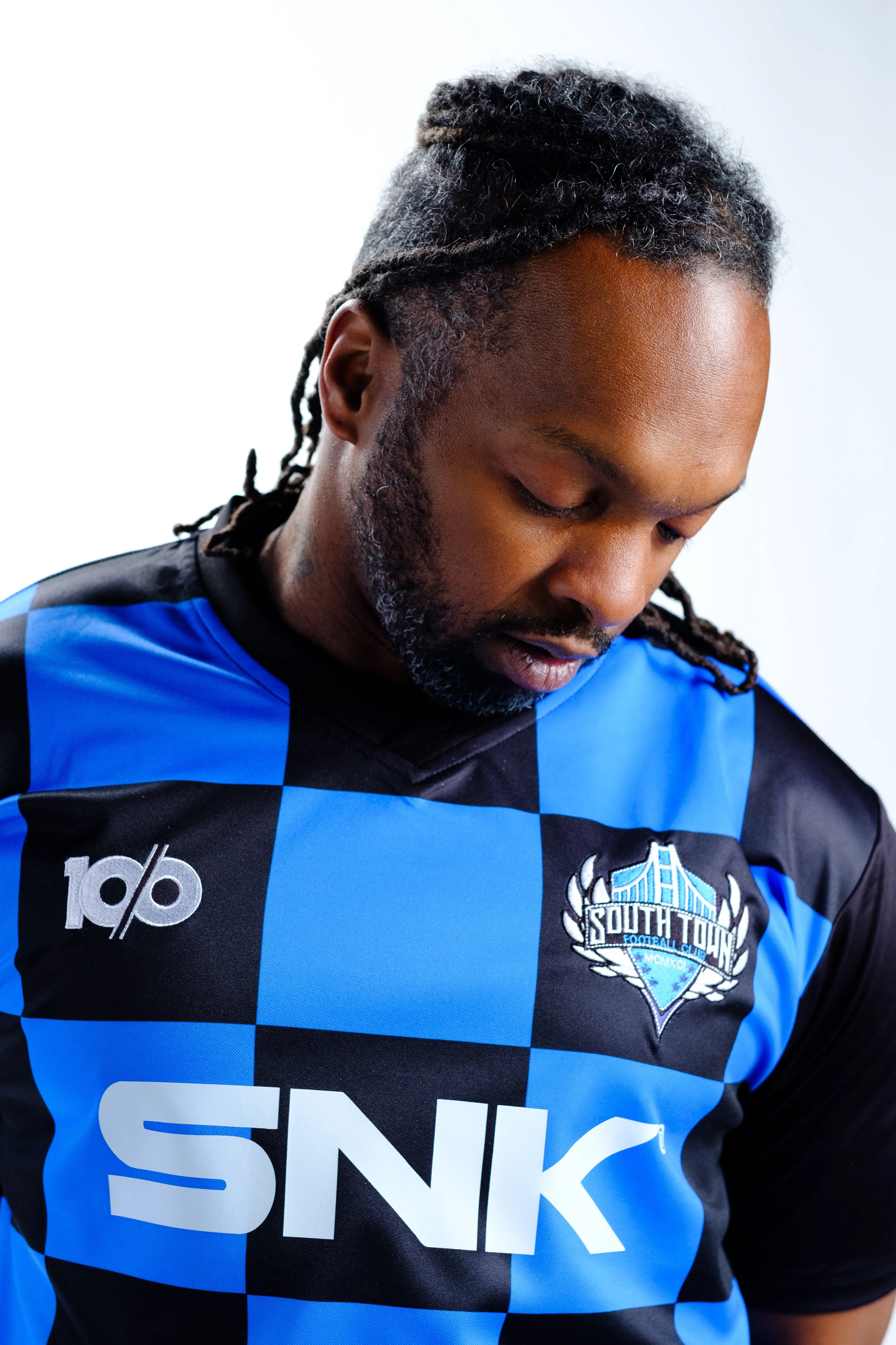 THE KING OF FIGHTERS - 'South Town FC 2024 Season Home' Jersey - Blue/Black