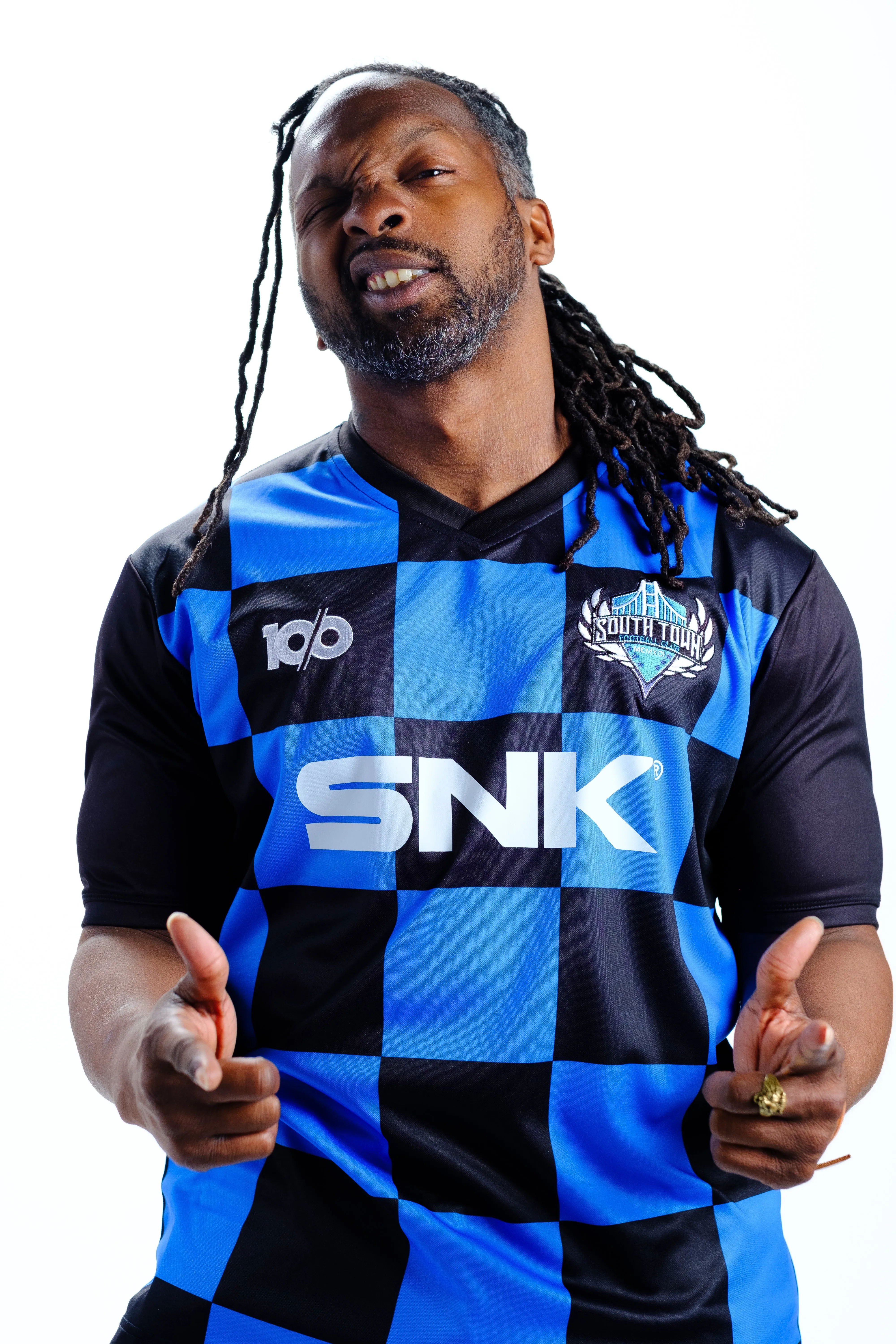 THE KING OF FIGHTERS - 'South Town FC 2024 Season Home' Jersey - Blue/Black