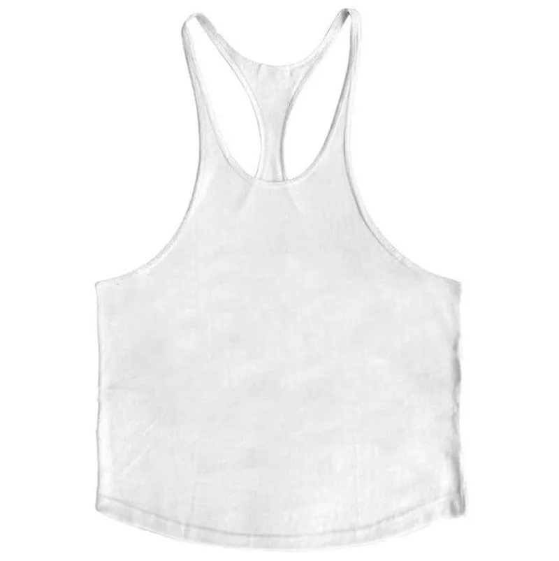 Trending Cotton Workout Gym Stringer Tank Top - Mens Muscle Sleeveless Sportswear - Bodybuilding Singlets (TM7)(1U101)(1U100)