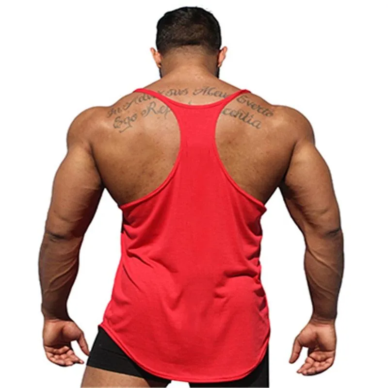 Trending Cotton Workout Gym Stringer Tank Top - Mens Muscle Sleeveless Sportswear - Bodybuilding Singlets (TM7)(1U101)(1U100)