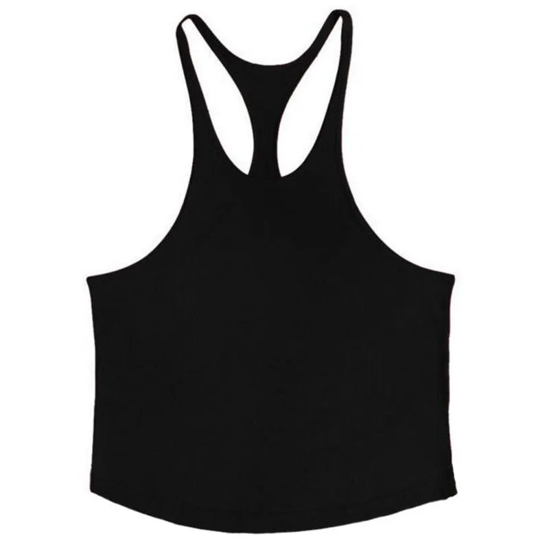Trending Cotton Workout Gym Stringer Tank Top - Mens Muscle Sleeveless Sportswear - Bodybuilding Singlets (TM7)(1U101)(1U100)