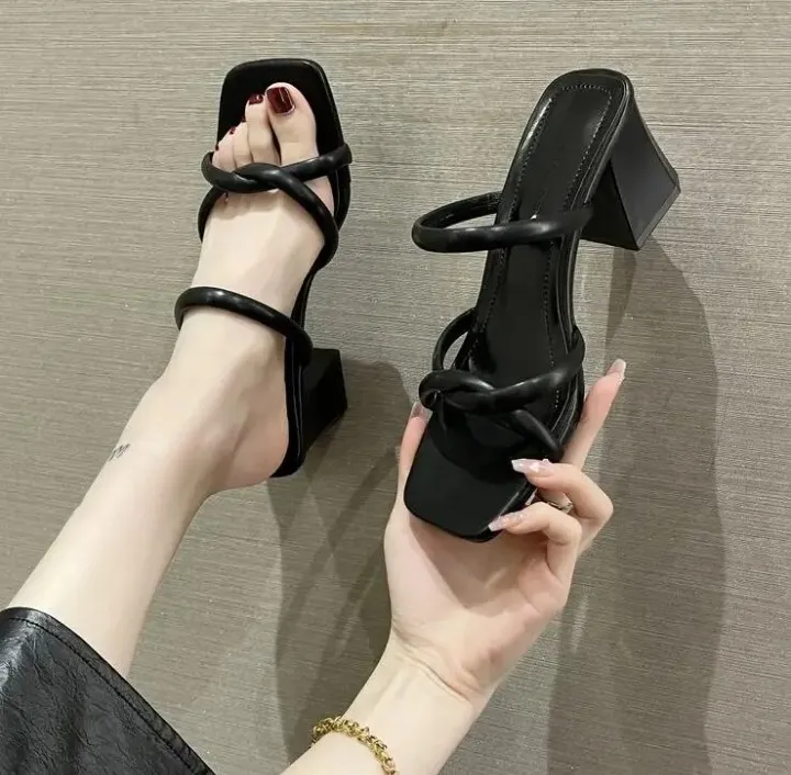 Trina Square Toe Heels