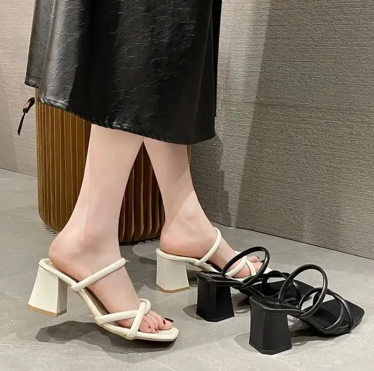 Trina Square Toe Heels