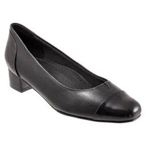 Trotters Daisy Black/Patent Leather Pump (Women's)