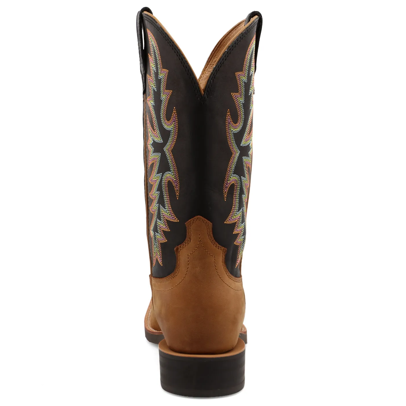 Twisted X MHY0033 Men’s 12" Peanut & Black Hooey Square Toe Boot (SALE BOOT)