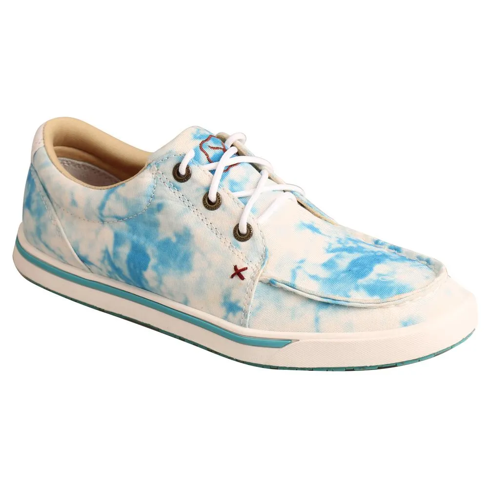 'Twisted X' Women's Kicks Sneaker - Blue Tie-Dye