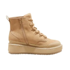 UNIVERSAL THREAD -  Winter Combat Boots Suede Wedge Heels