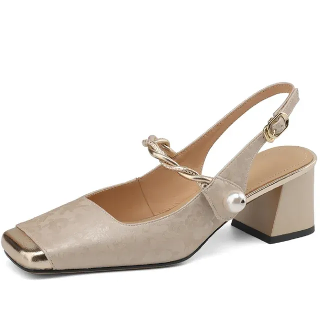 USS Shoes Rafaela Women's Square Toe Dress Pumps