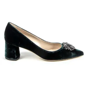 V 1969 Italia Womens Pump 3109244 VELLUTO VERDE