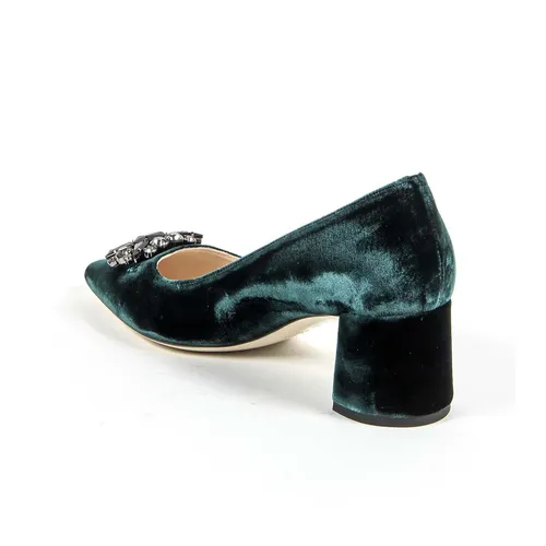V 1969 Italia Womens Pump 3109244 VELLUTO VERDE