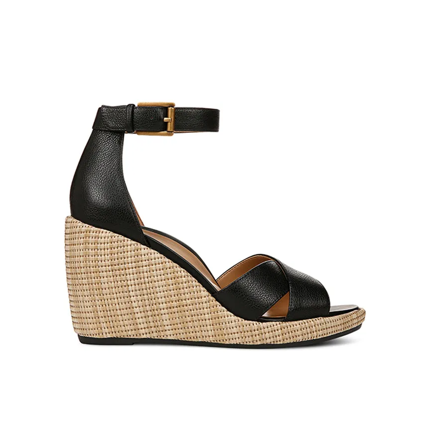 Venus Marina Women's Heel/Wedge Sandals - Black