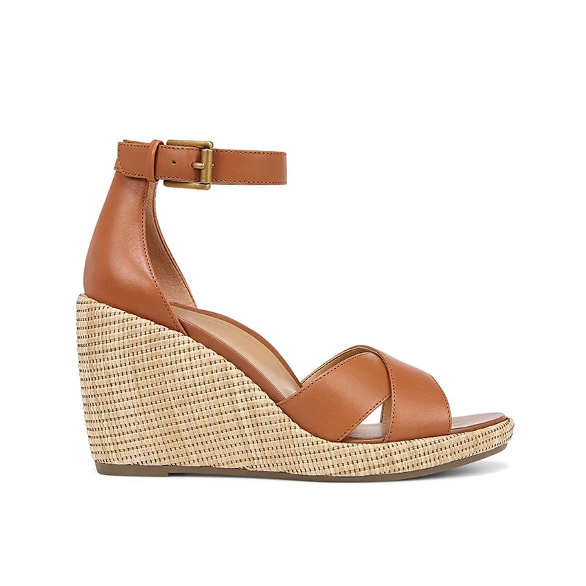 Venus Marina Women's Heel/Wedge Sandals - Camel