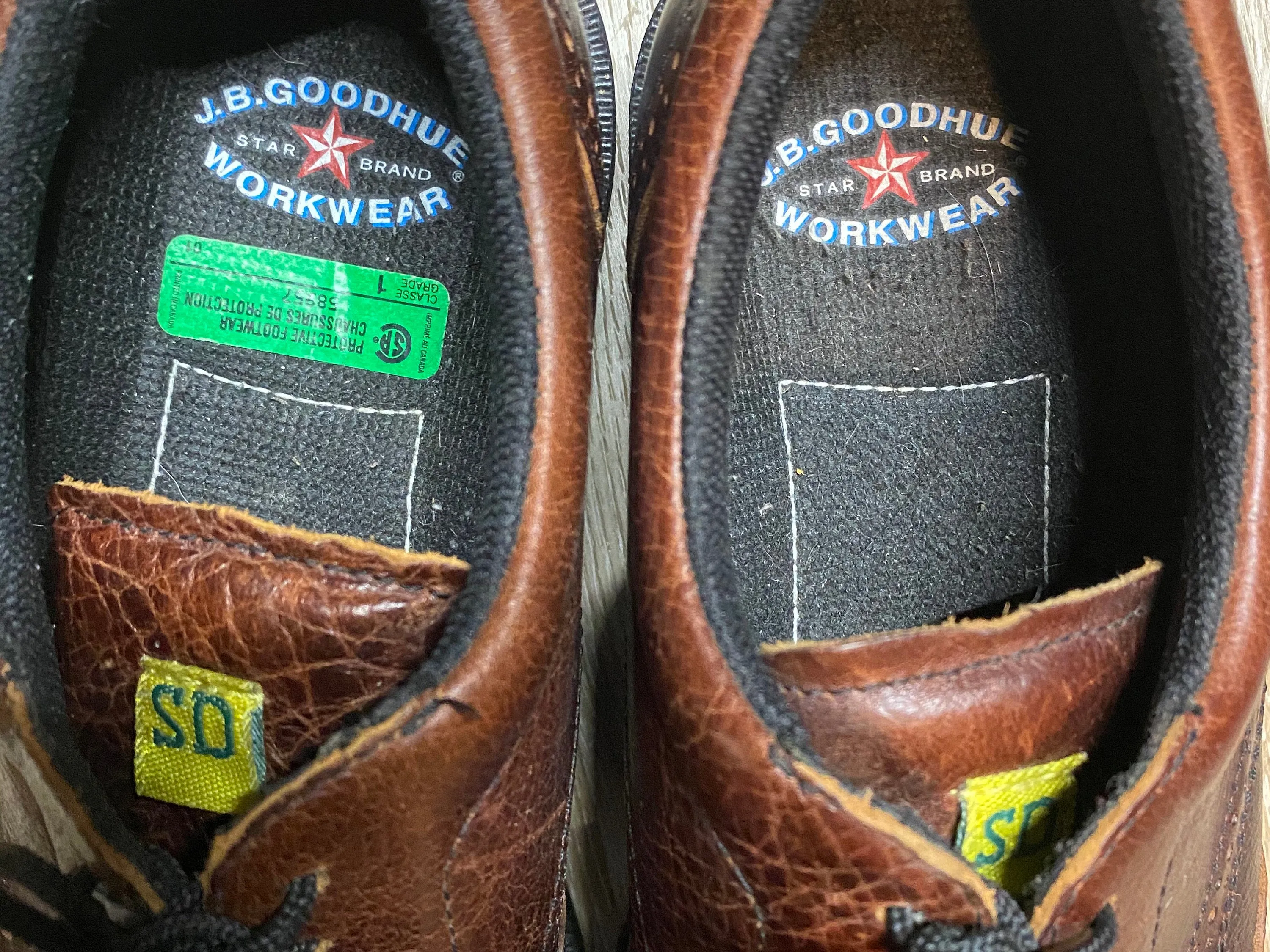 Vintage JB Goodhue Brogue Wingtip Shoes