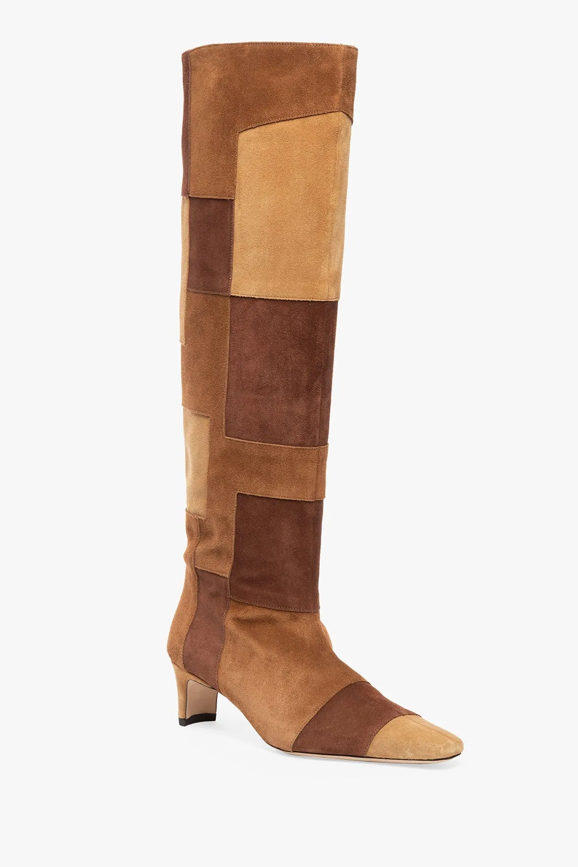 WALLY BOOT | TAN PATCHWORK