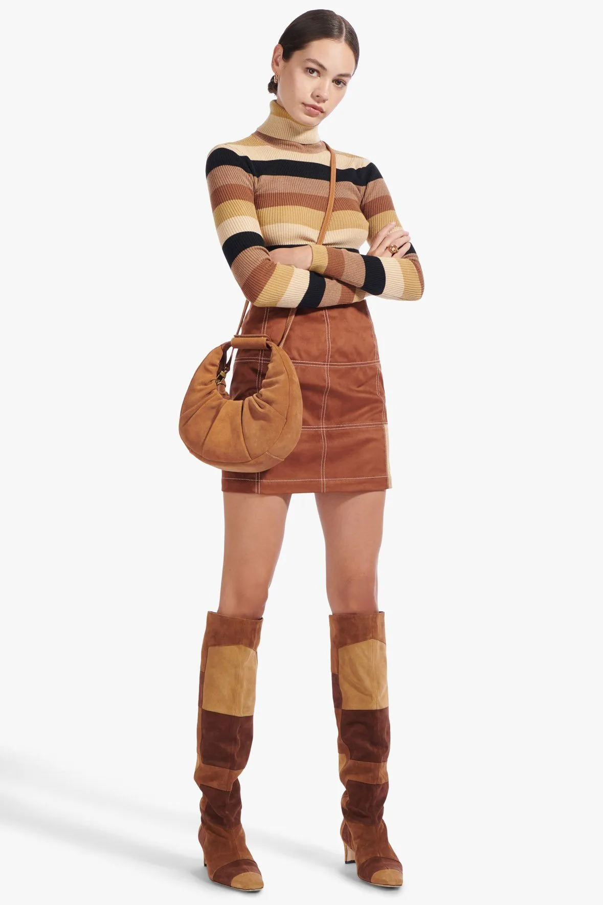 WALLY BOOT | TAN PATCHWORK
