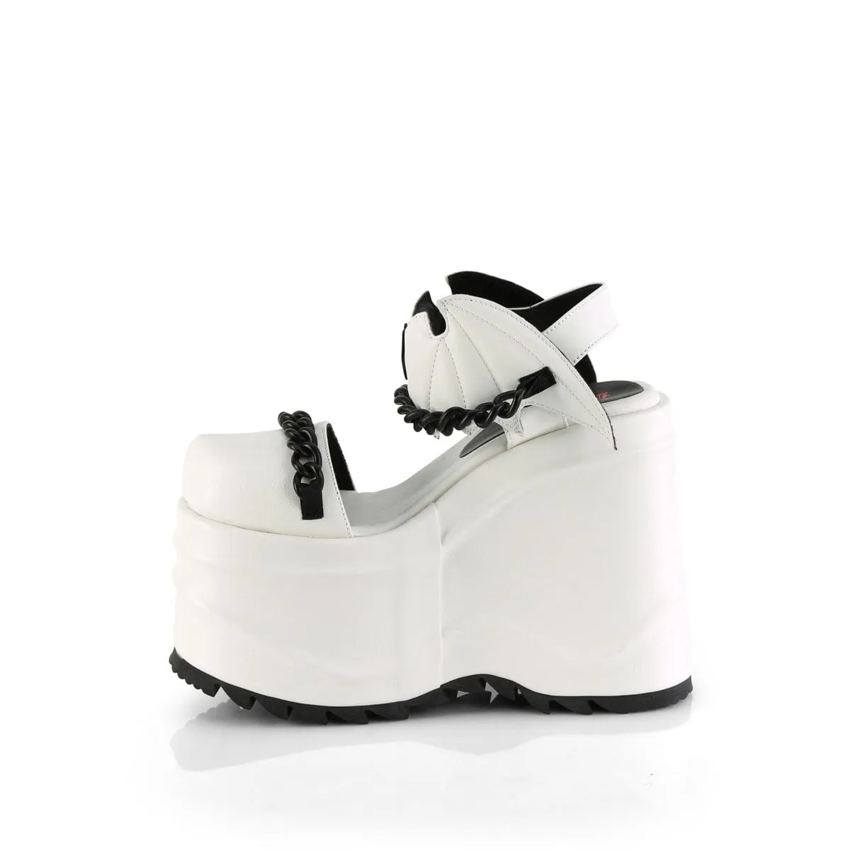WAVE-20 White Vegan Leather