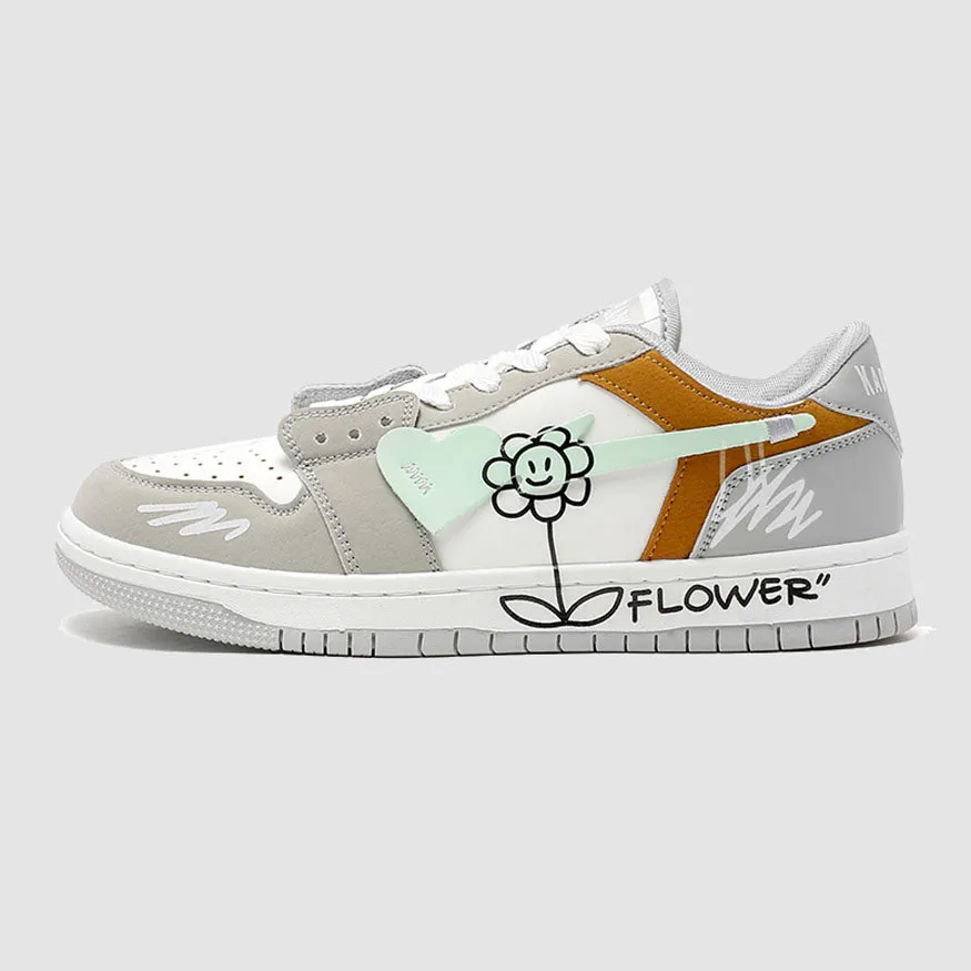 Whimsical Patchwork Sneaker