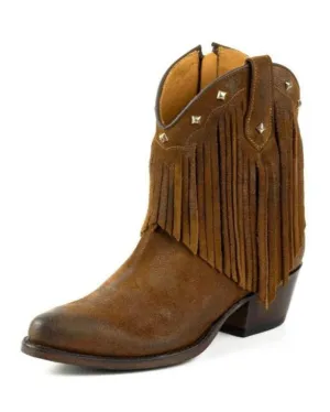 WOMEN'S BOOTS WITH FRINGES