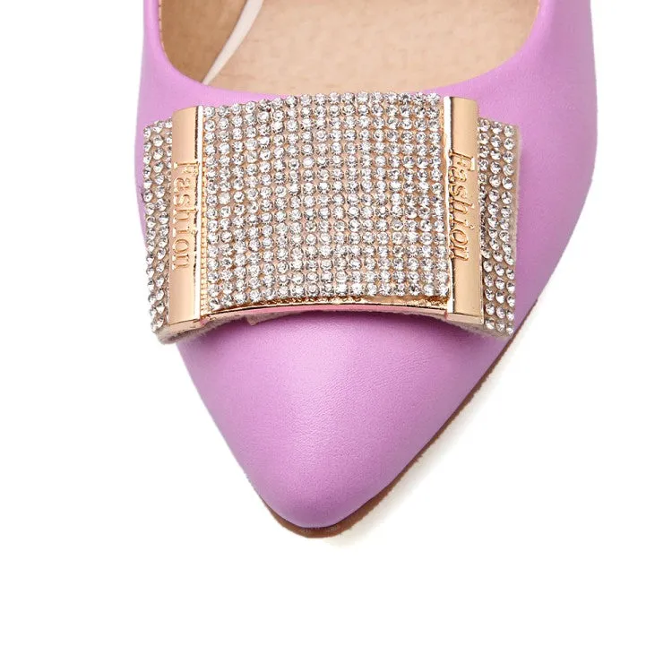 Women's Heels Rhinestone Platform Wedge Shoes