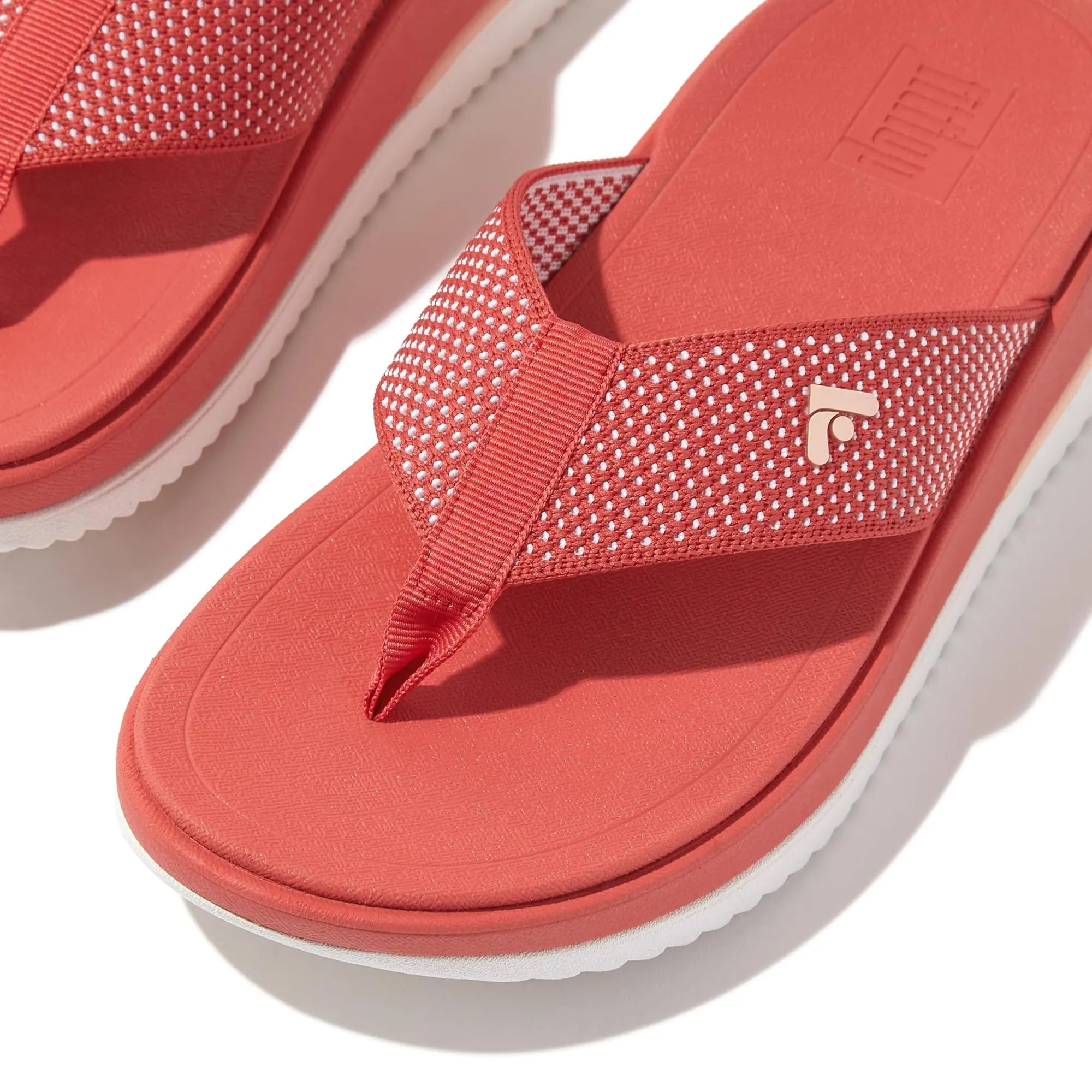 Women's Shoes Fitflop SURFF Toe-Post Sandals HJ9-B09 ROSY CORAL