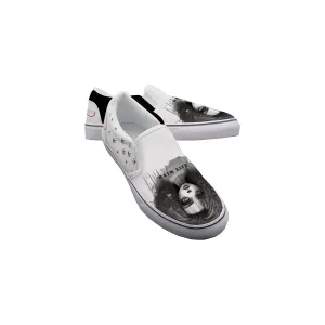 Women's Slip On Sneakers hair life , themed print