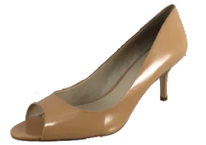 Womens's "Shoes n More" by J.LITVACK   •Patent Leather• Open-Toe  Pump