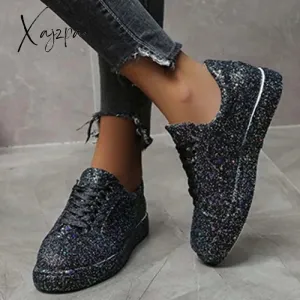 Xajzpa - Black Casual Patchwork Round Out Door Shoes