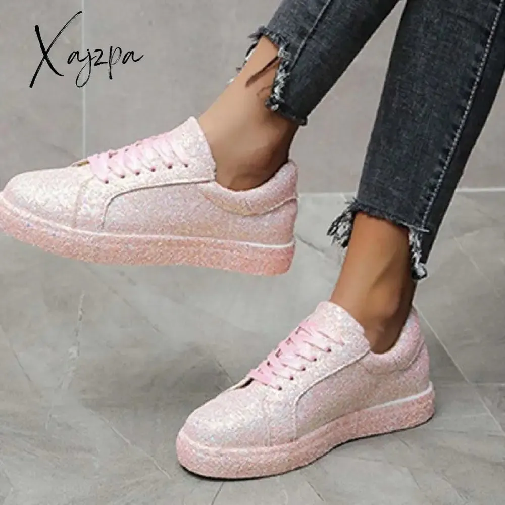 Xajzpa - Black Casual Patchwork Round Out Door Shoes